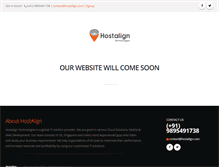Tablet Screenshot of hostalign.com